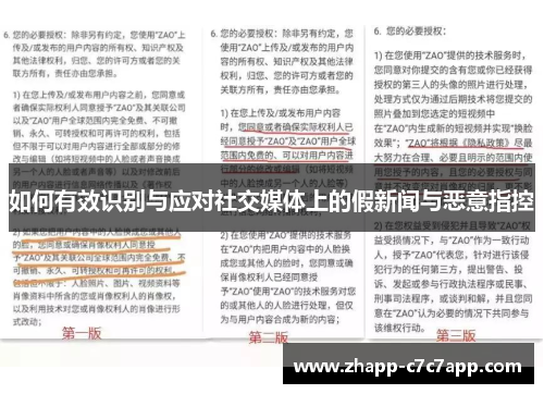 如何有效识别与应对社交媒体上的假新闻与恶意指控